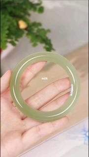 57mm 冰晴水 和田玉手镯