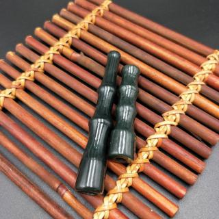 厂家直销正品玉石和田玉烟嘴 天然玉石工艺品 礼品和田玉青玉烟嘴