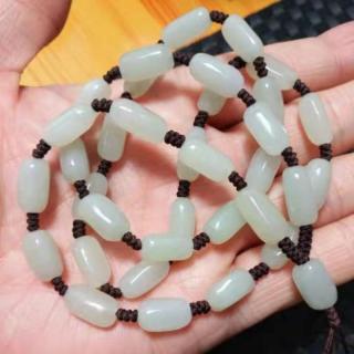 不需要鉴定证书 和田玉挂绳籽料白玉珠子玉石项链观音佛貔貅玉佩玉坠