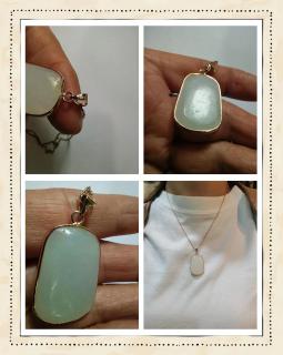 💎和田玉原籽包金吊坠,东方雅韵✨